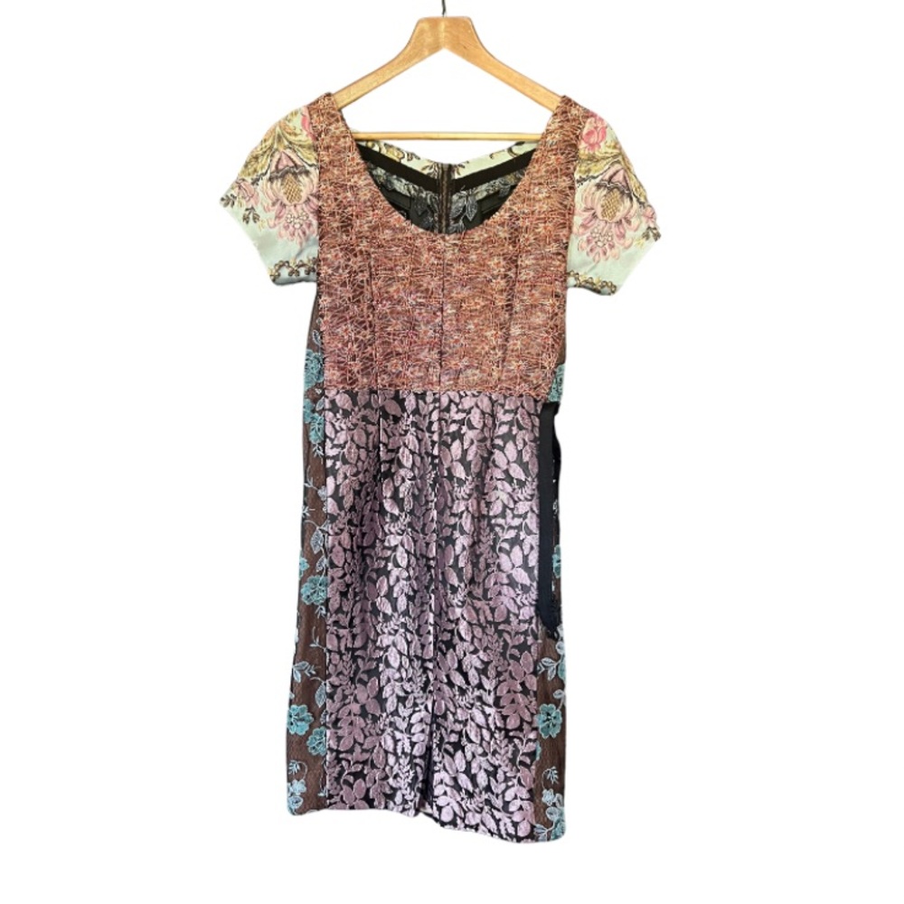 Byron Lars Multicolor Floral Mini Dress
